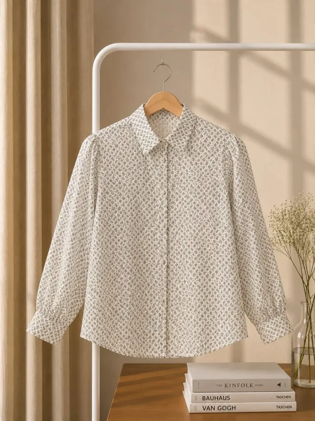 Printed Collar Shirt (0039)