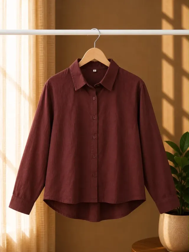 Maroon Classic Shirt (0074)